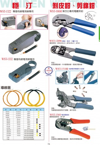 剝皮鉗、剪線鉗